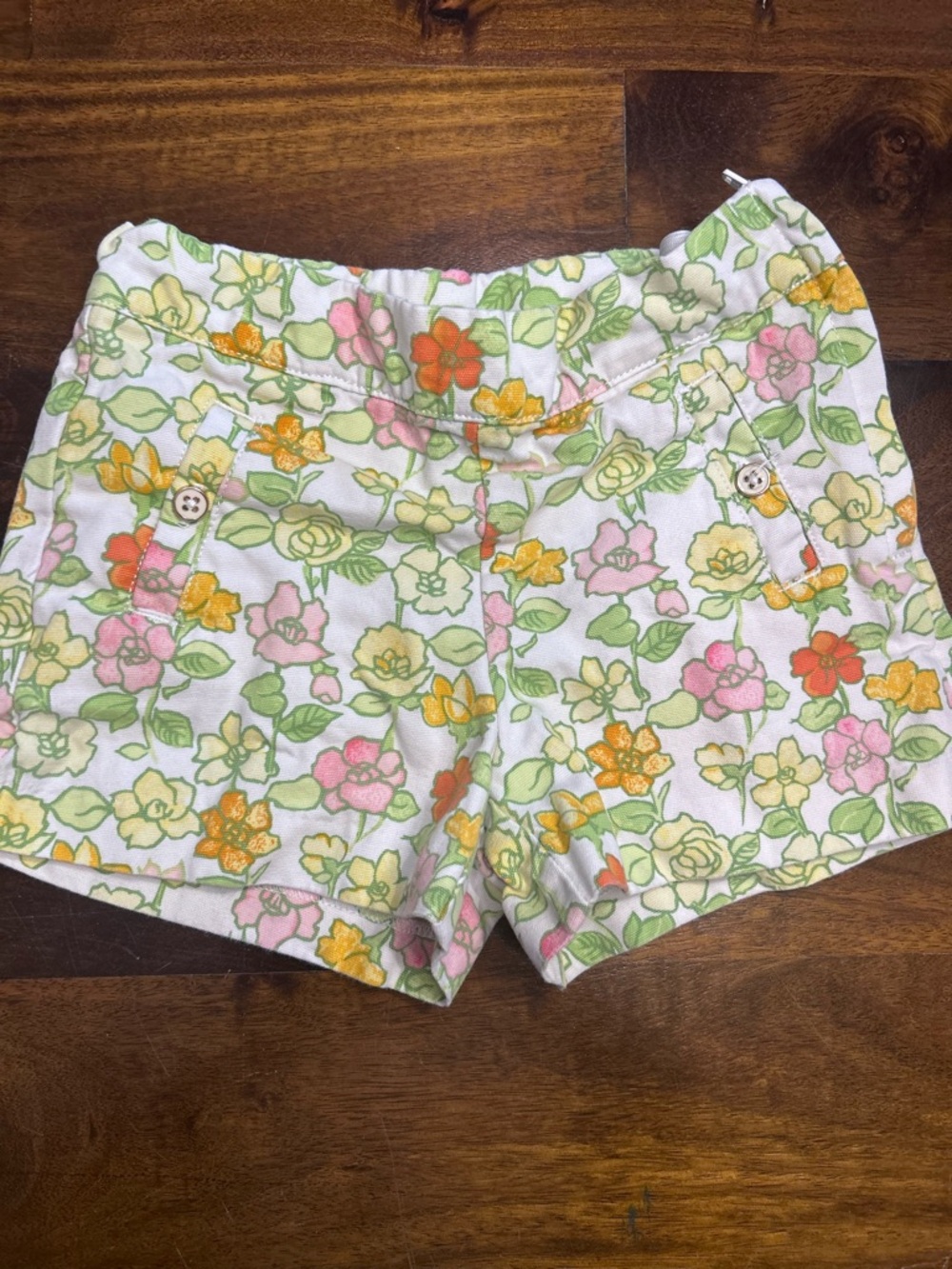 Janie & Jack retro floral shorts